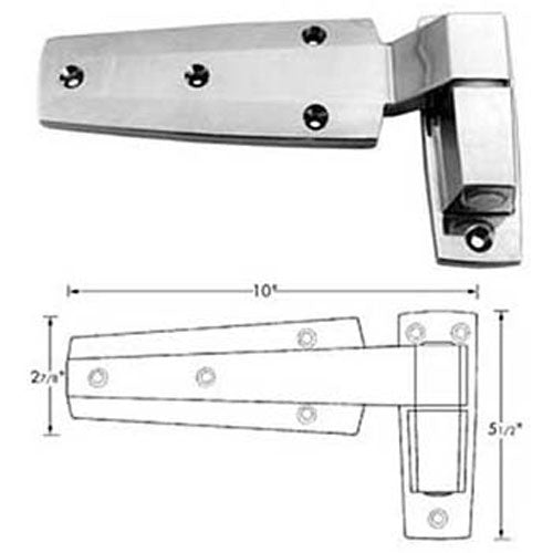 W60-1175 Component Hardware Group - Chrome Cam Hinge W60-1175 Component Hardware Group - Chrome Cam Hinge